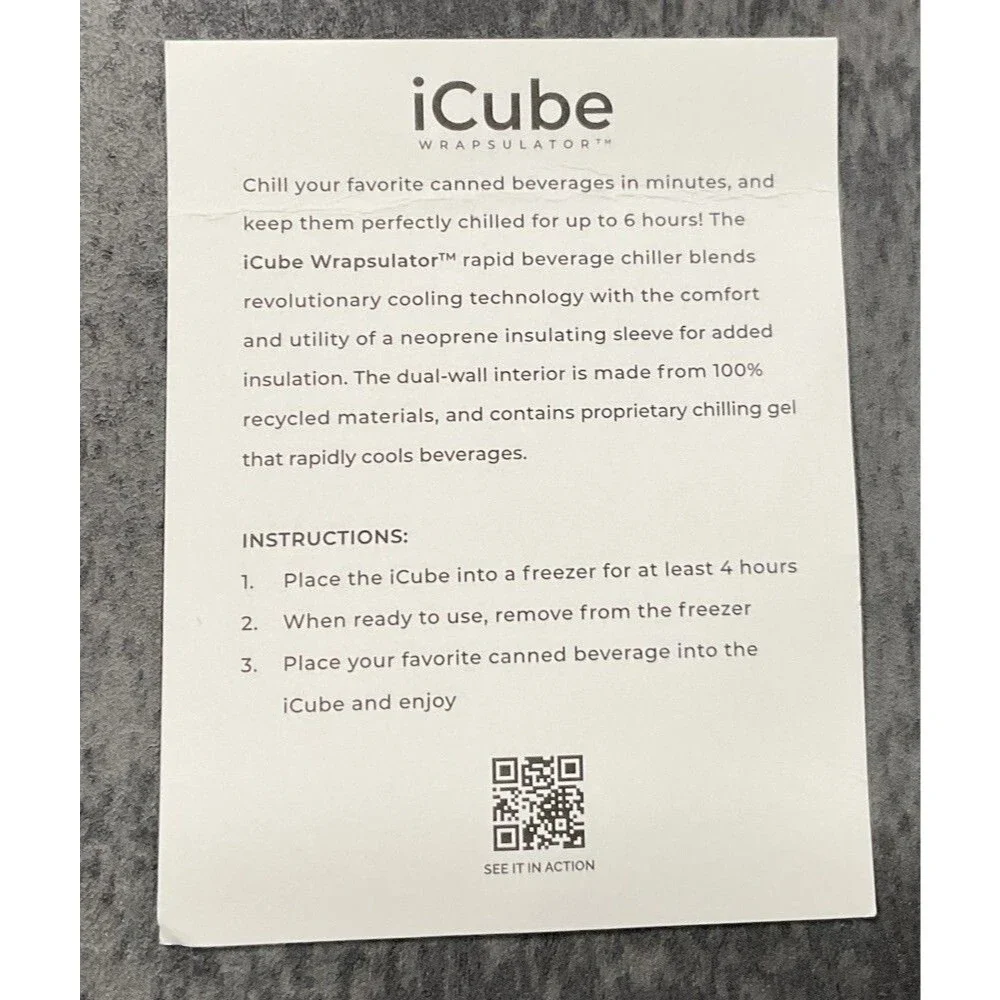 iCube Wrapsulator Neoprene Sleeve By Caddy O